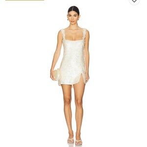 Lovers + Friends White Mini Dress